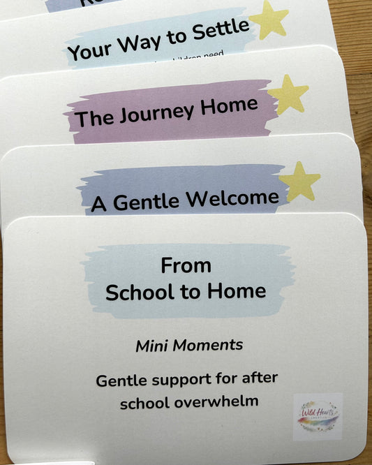 After school overwhelm emotional support kit for primary school children.  After school restraint collapse support 