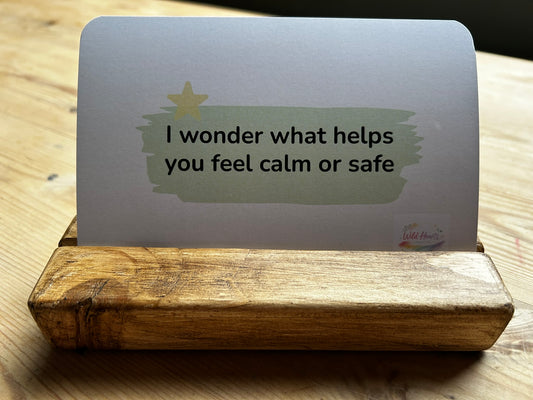 Woden Reflection Card Holder