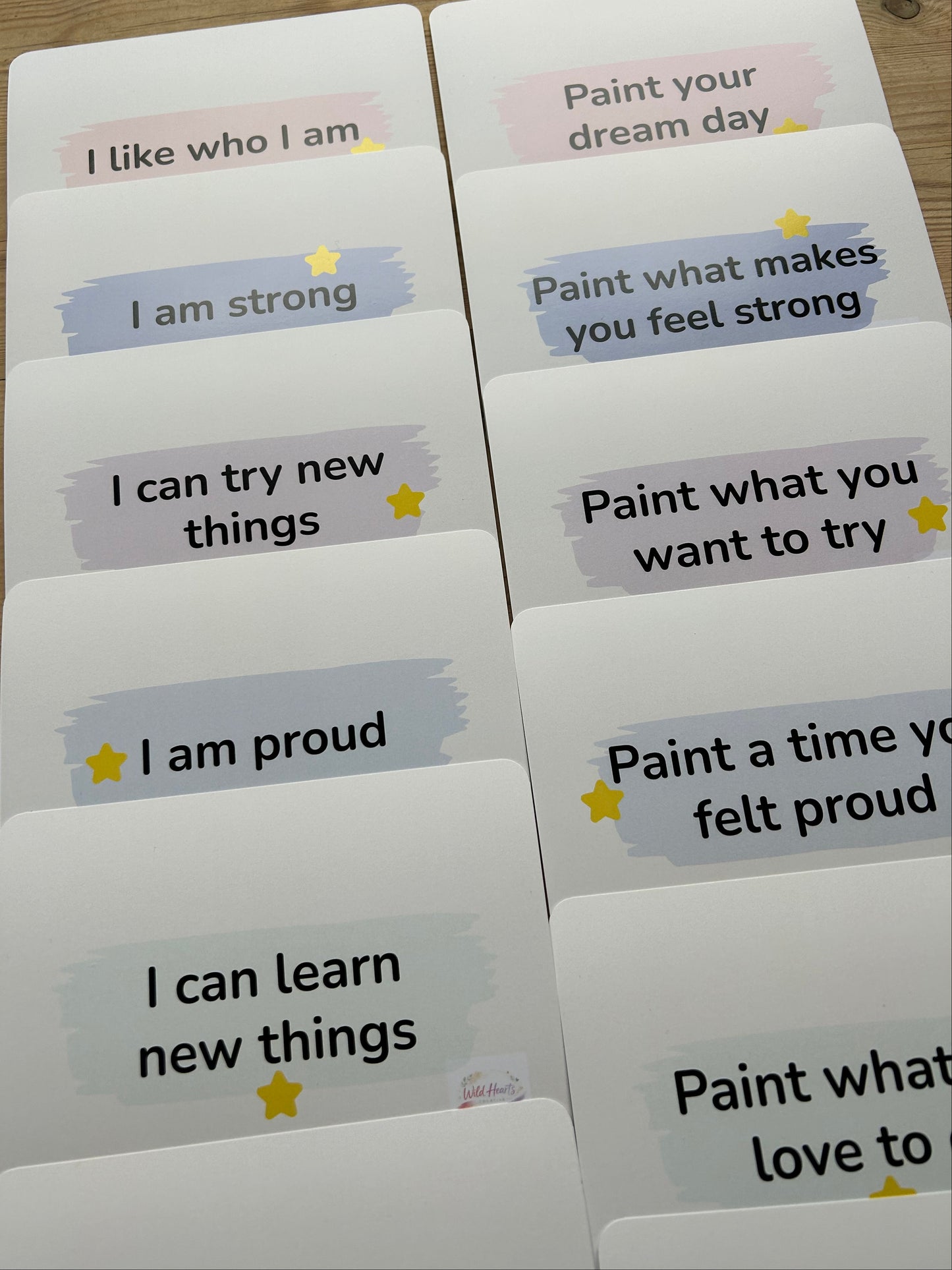Motivational Affirmations Believable and Realistic Emotional Processing Children's Cards, Expression Wellbeing Kit, Gentle Parenting Tools