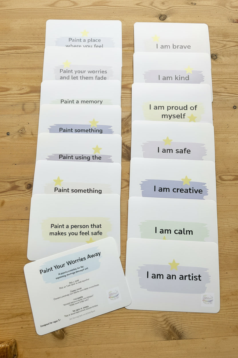 Motivational and affirmation cards for children to process emotional wellbeing and connection.  Support parents in understanding children's feelings 